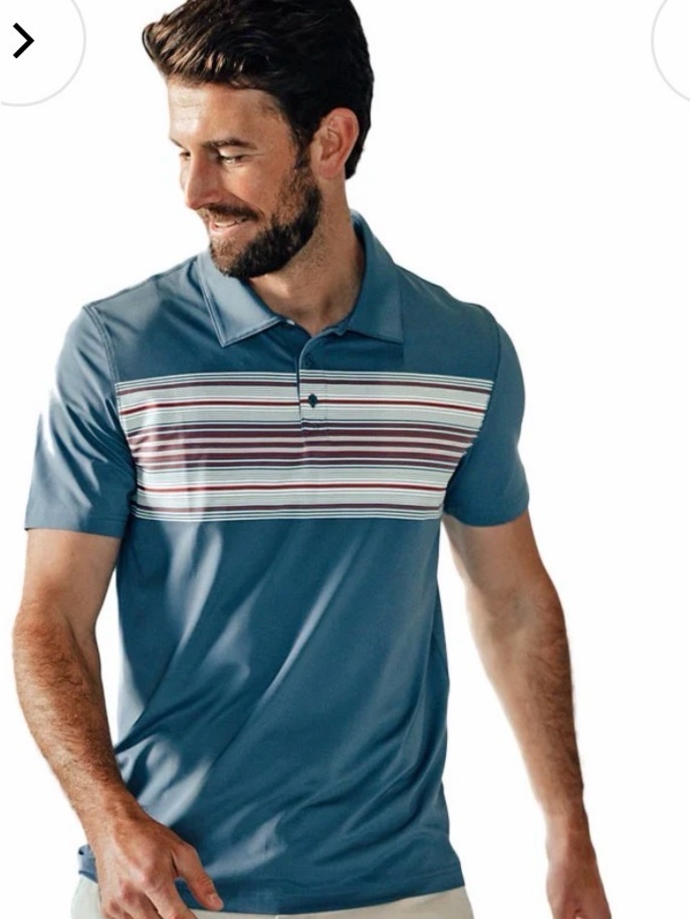 The Normal Brand Sunset Seamed Performance Polo